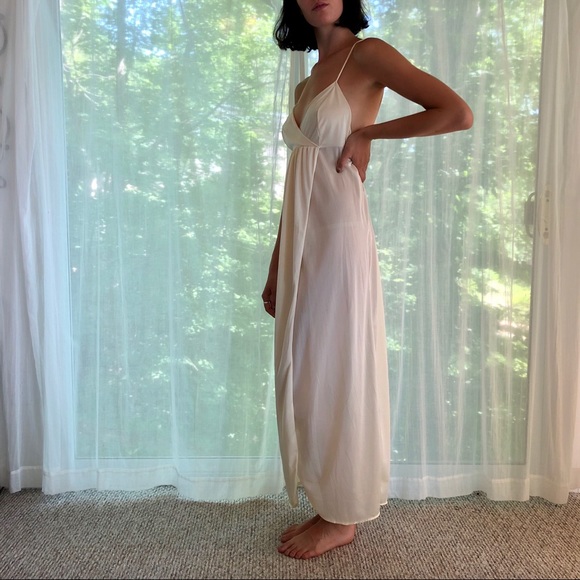 slinky slip dress